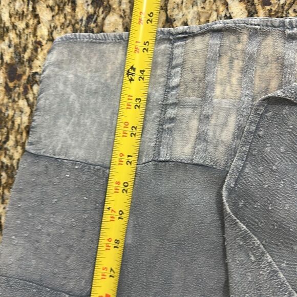 Young Threads Viscose Gray Patchwork Lightweight Cardigan Size M - Picture 10 of 10